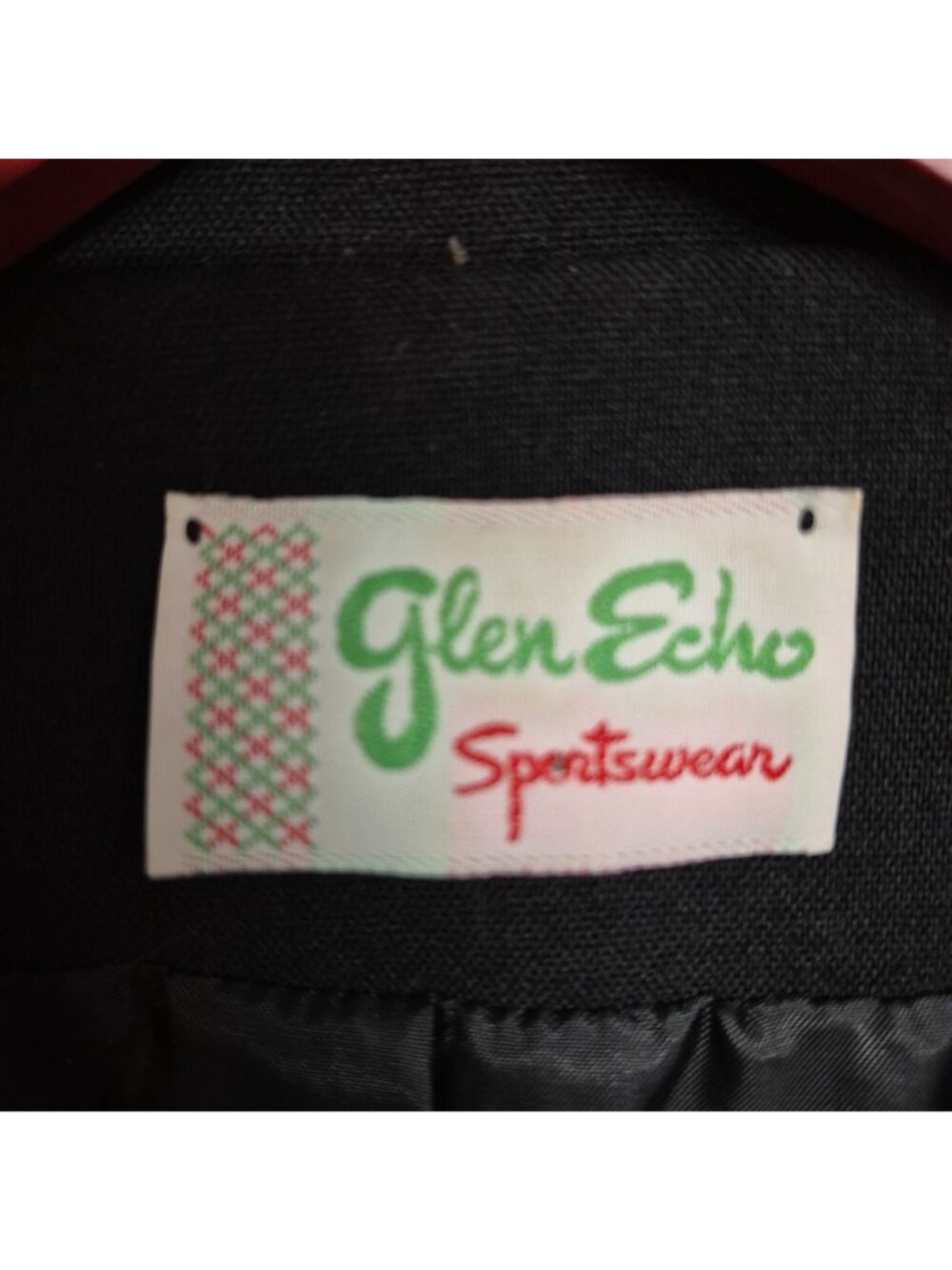 Glen Echo Women's Black Blazer Jacket Size M 2 Button Front - Picture 4 of 6